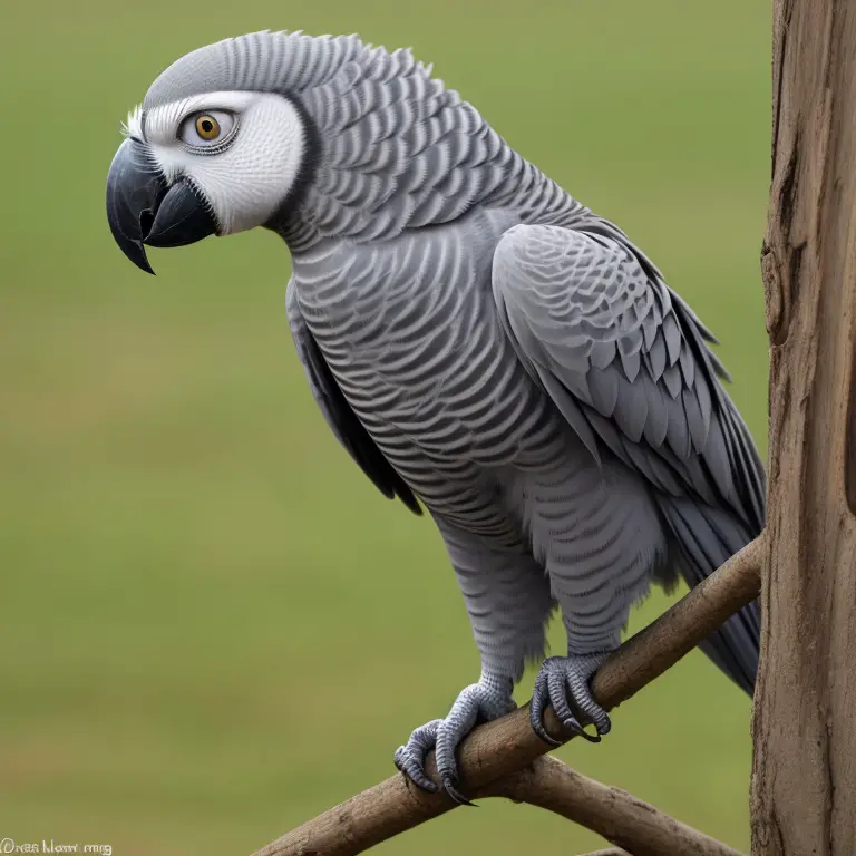 Grijze roodstaartpapegaai (Grey parrot)
