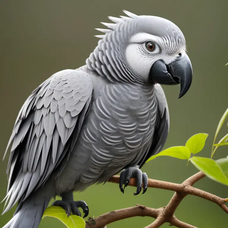 Grijze roodstaartpapegaai snavelverzorging: prachtige papegaai