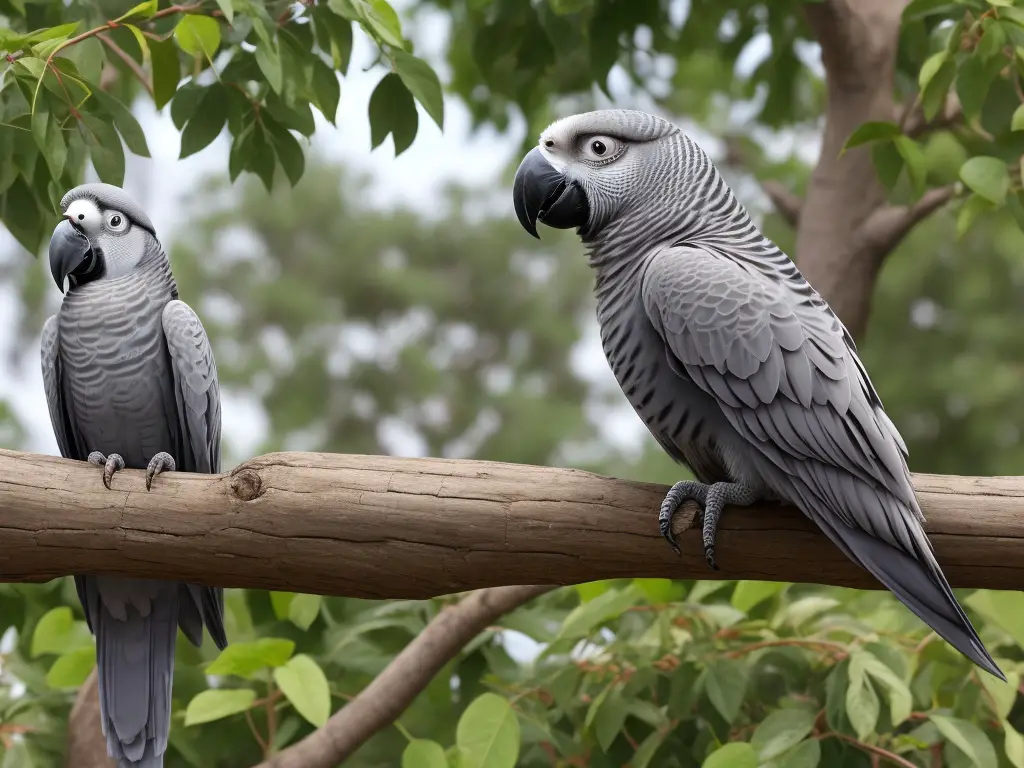 Schattige papegaai